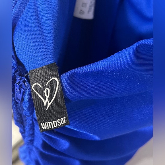 Windsor Martha Formal Satin Mermaid Long Dress /Size XS - Picture 9 of 10